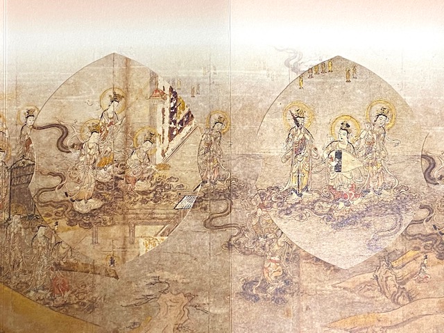 【国宝】当麻曼荼羅縁起｜光明寺の大壇越から寄進された絵画